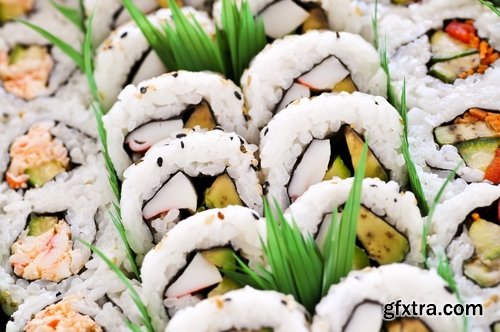 Collection of of sushi sea food rice seaweed caviar 25 HQ Jpeg