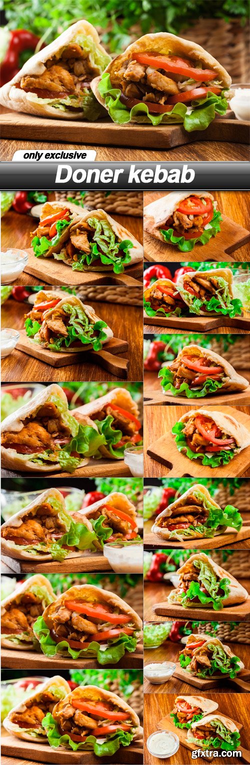 Doner kebab - 15 UHQ JPEG