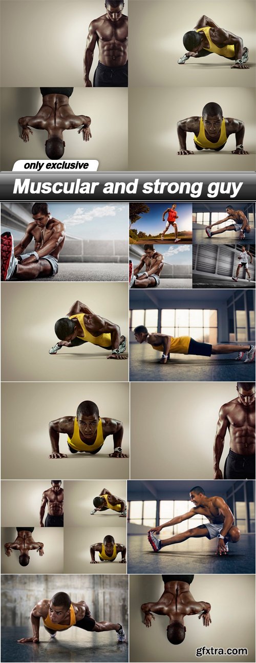 Muscular and strong guy - 10 UHQ JPEG