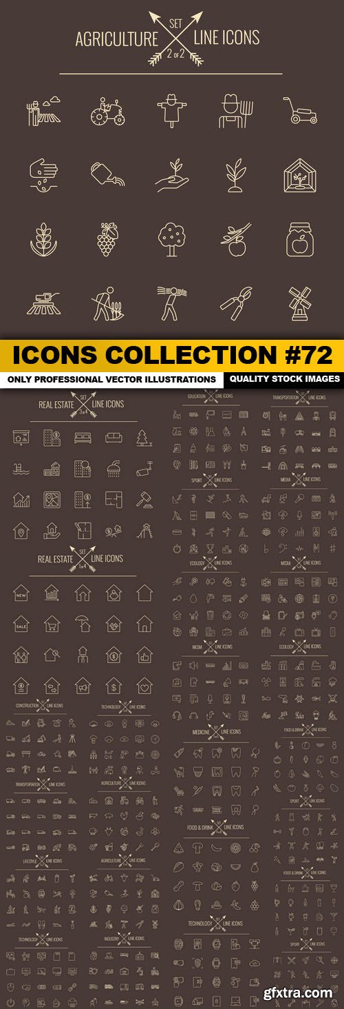 Icons Collection #72 - 25 Vector