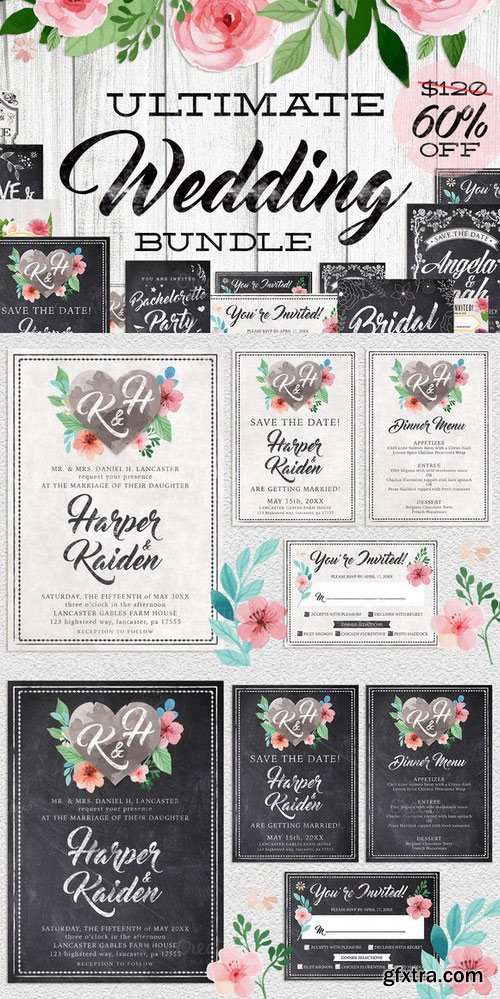 CM - Massive Chalk Wedding Bundle 60% off 647459