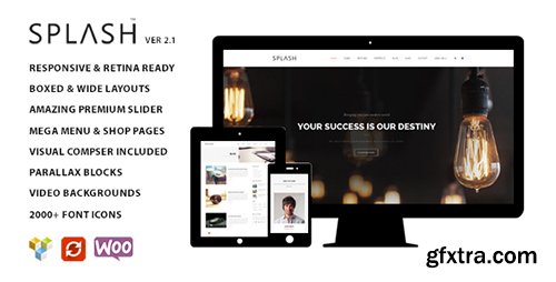 ThemeForest - Splash v2.1 - Multipurpose Wordpress Theme - 8337441