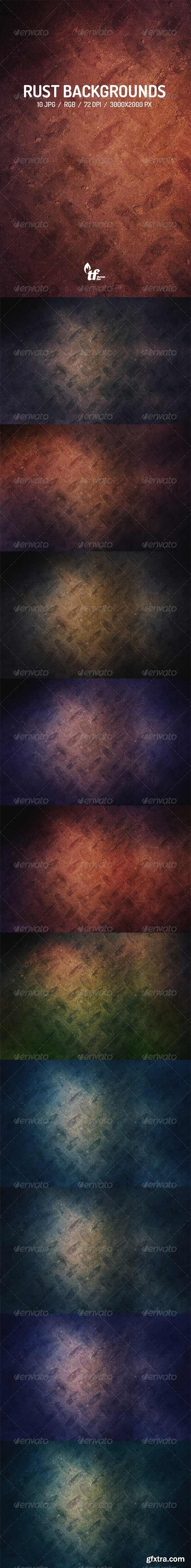 GraphicRiver - 10 Rust Backgrounds 7572038