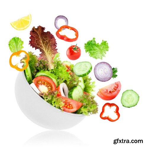 Vegetable salad 1-6xJPEGs