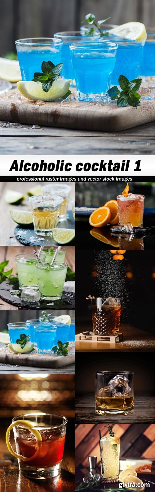 Alcoholic cocktail 1-8xJPEGs