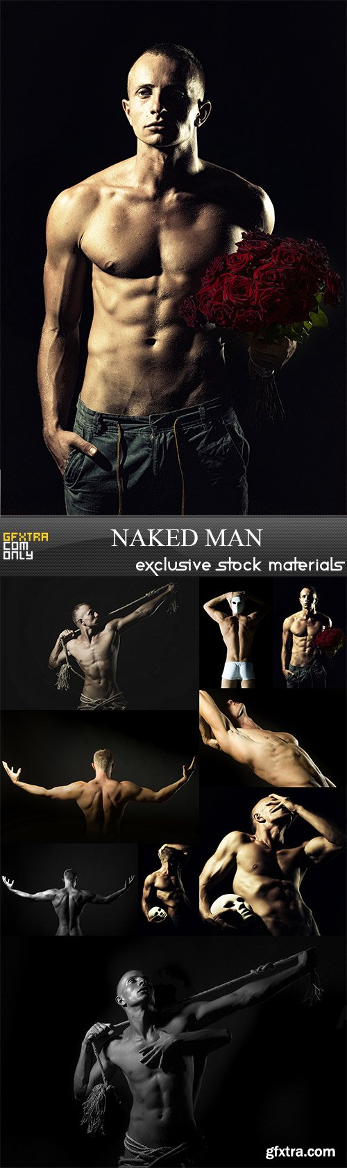 Naked man, 9  x  UHQ JPEG