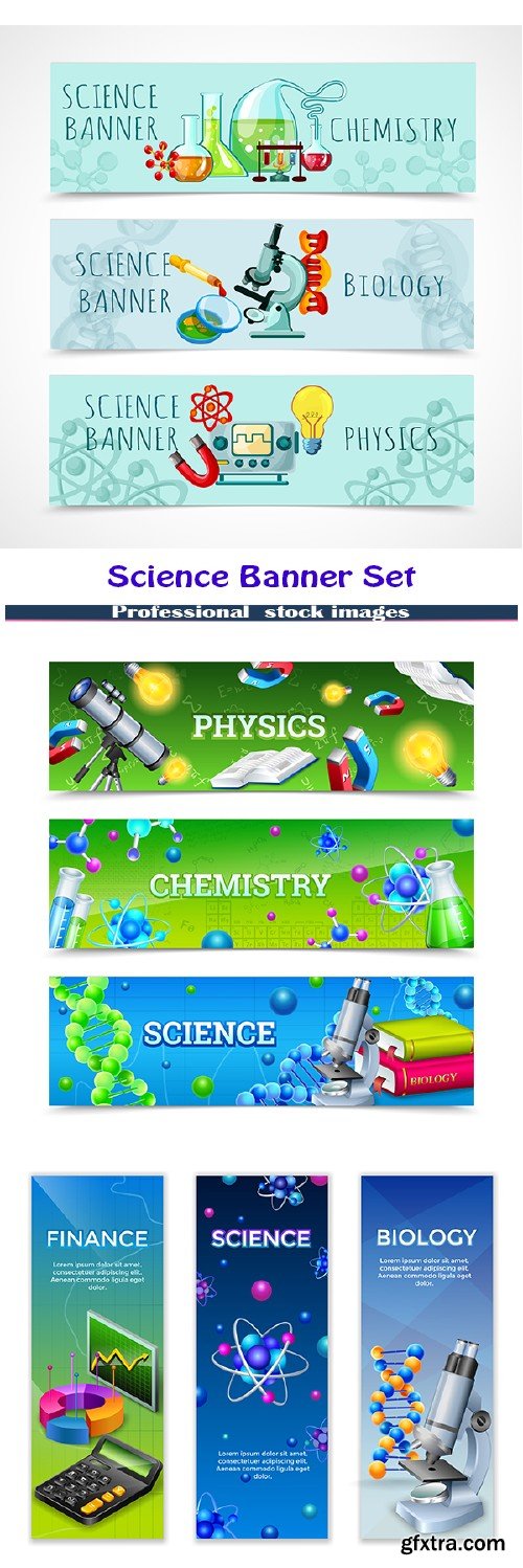 Science Banner Set