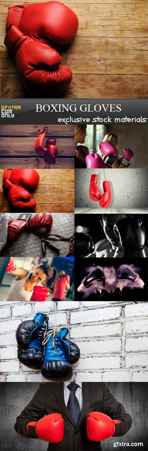 Boxing Gloves  - 10 x JPEGs