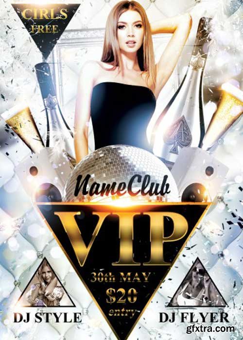 Vip V10 PSD Flyer Template