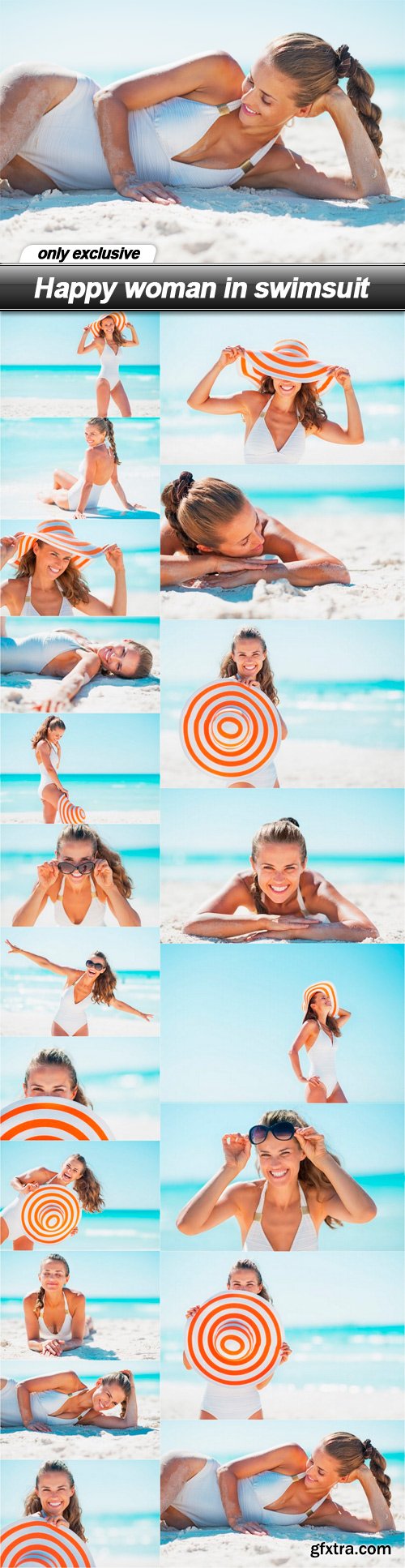 Happy woman in swimsuit - 20 UHQ JPEG