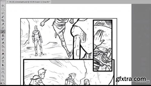 Comic Book Digital Inking and Refinement