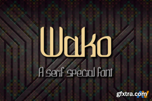 CM - Wako Display Font 635504