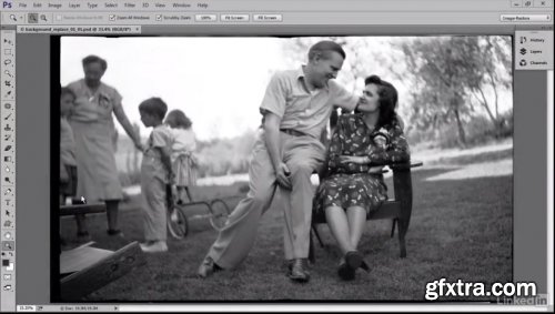 Photoshop Restoration Techniques: Replacing a Background