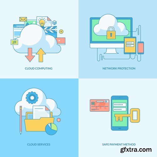 Flat Vector Design 34 - 25xEPS