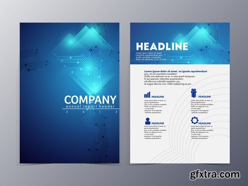 Design Flyer & Corporate Brochures 25 - 25xEPS