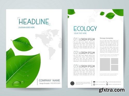 Modern Flyers, Brochure & Magazine Cover - 21xEPS