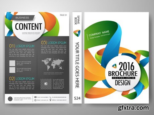 Modern Flyers, Brochure & Magazine Cover - 21xEPS