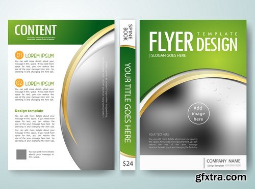 Modern Flyers, Brochure & Magazine Cover - 21xEPS