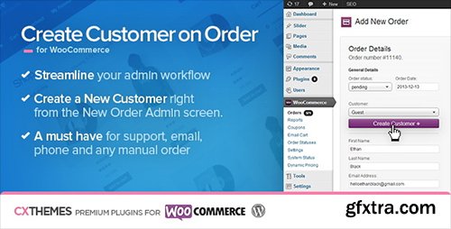 CodeCanyon - Create Customer on Order for WooCommerce v1.17 - 6395319