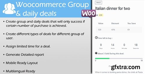 CodeCanyon - WooCommerce Group & Daily Deals v1.1.4 - 9910045