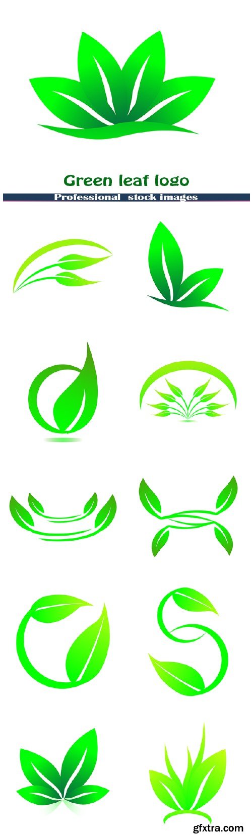 Green leaf logo