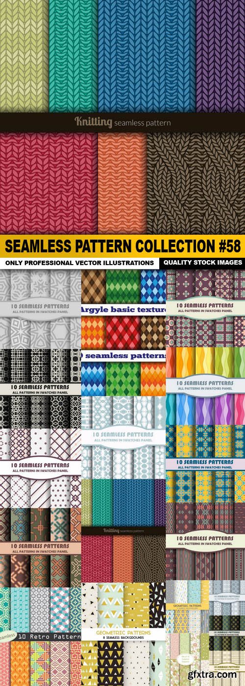 Seamless Pattern Collection #58 - 18 Vector