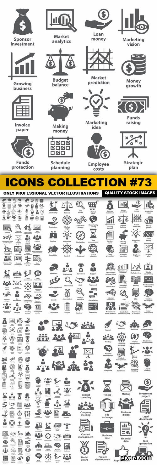 Icons Collection #73 - 17 Vector