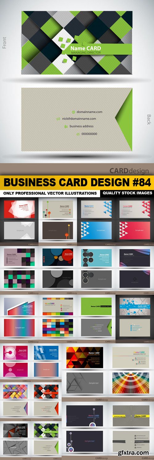 Business Card Design #84 - 22 Vector