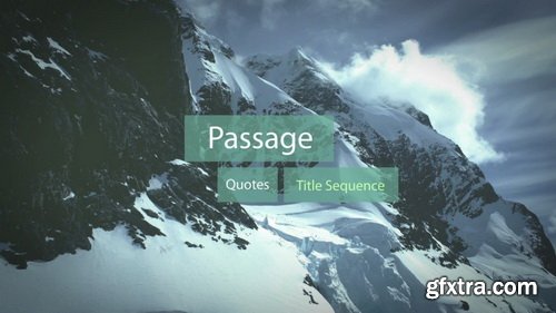 RocketStock - Passage - Quotes Title Sequence