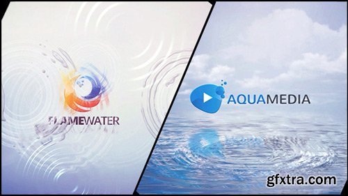 Videohive - Clean Logo V03 Water Ripples - 8960200