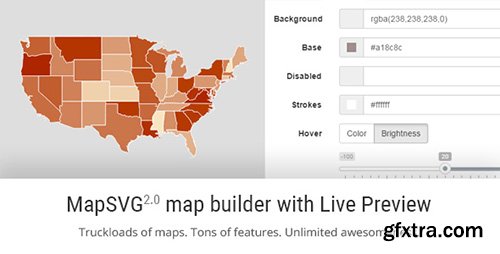 CodeCanyon - MapSVG v2.0.0 - responsive vector maps, floorplans, interactive SVG images plugin - 2547255