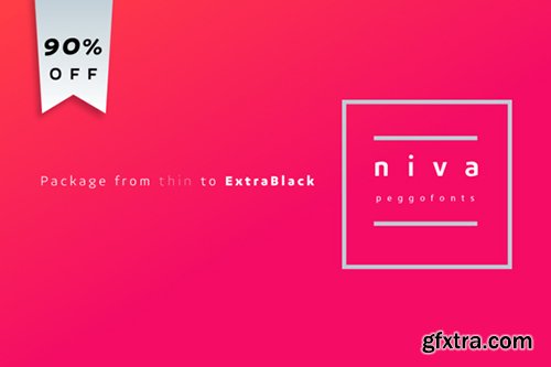 Creativemarket Niva Font | 10 Fonts 586581