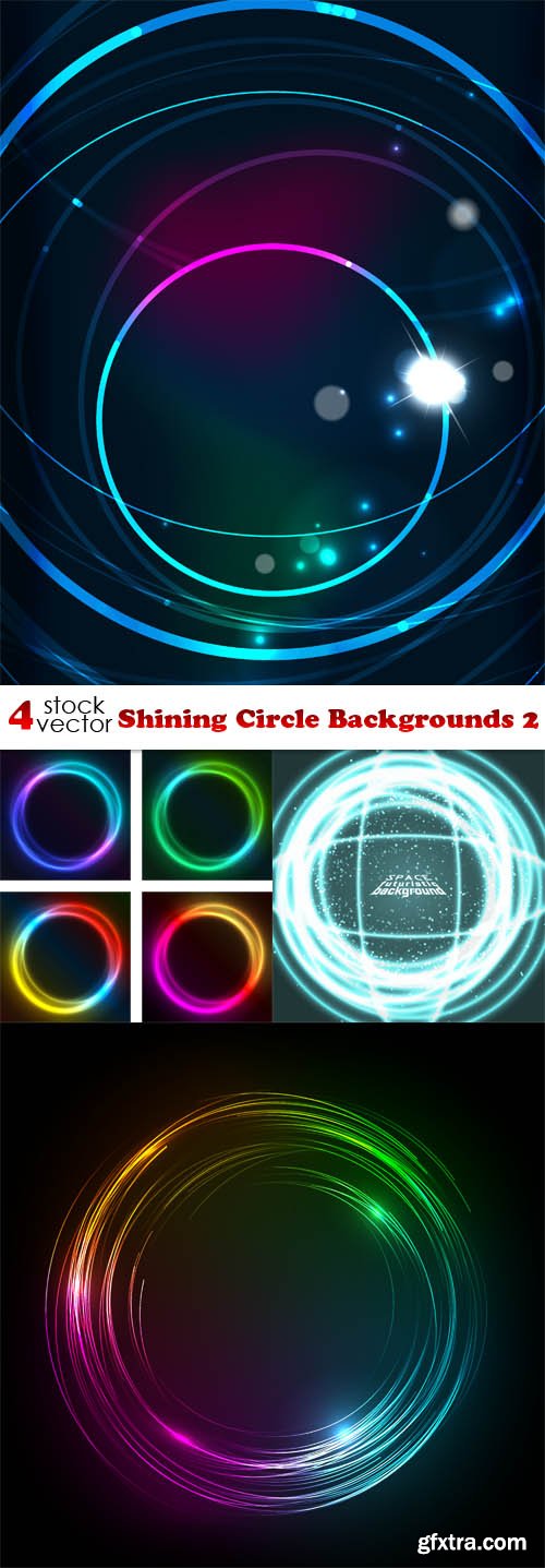 Vectors - Shining Circle Backgrounds 2