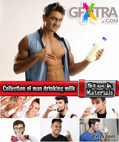 Collection of man people drinking milk 25 HQ Jpeg