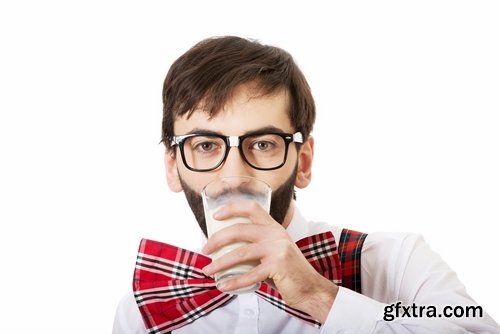 Collection of man people drinking milk 25 HQ Jpeg