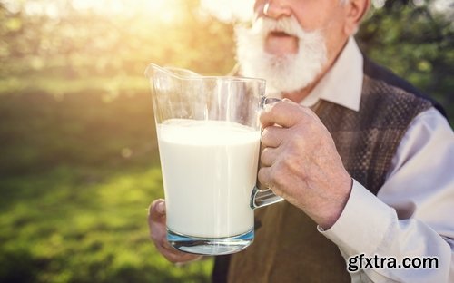 Collection of man people drinking milk 25 HQ Jpeg