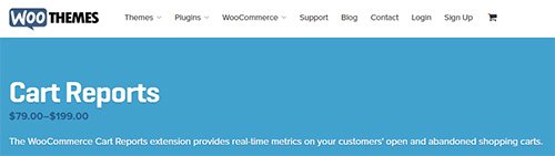 WooThemes - WooCommerce Cart Reports v1.1.8