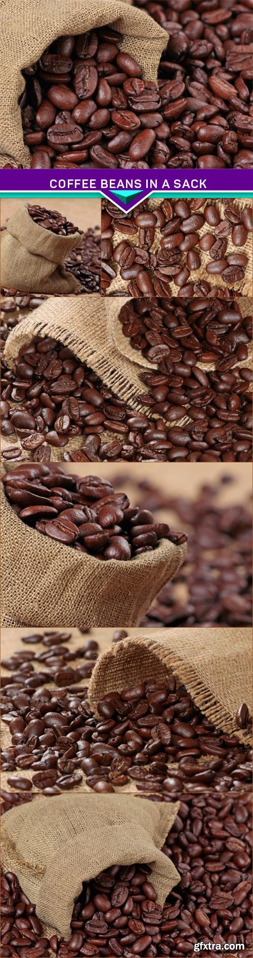 Coffee beans in a sack 7x JPEG