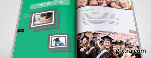 CodeGrape Modern University/College Prospectus Template 5269