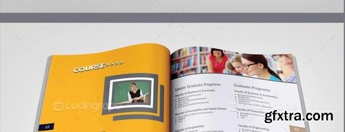 CodeGrape Modern University/College Prospectus Template 5269