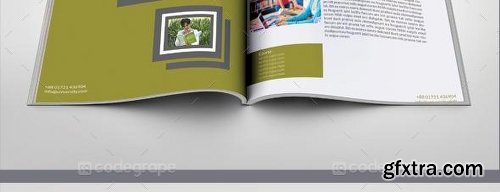 CodeGrape Modern University/College Prospectus Template 5269