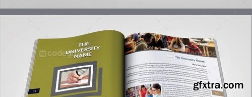 CodeGrape Modern University/College Prospectus Template 5269