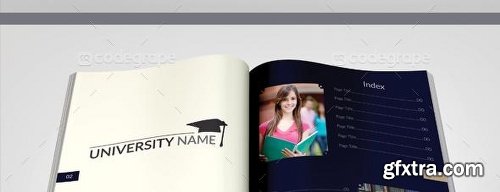 CodeGrape Modern University/College Prospectus Template 5269