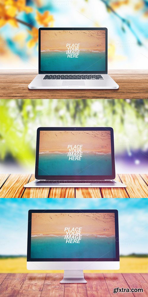 CM - Devices On Garden - Mockups 375937