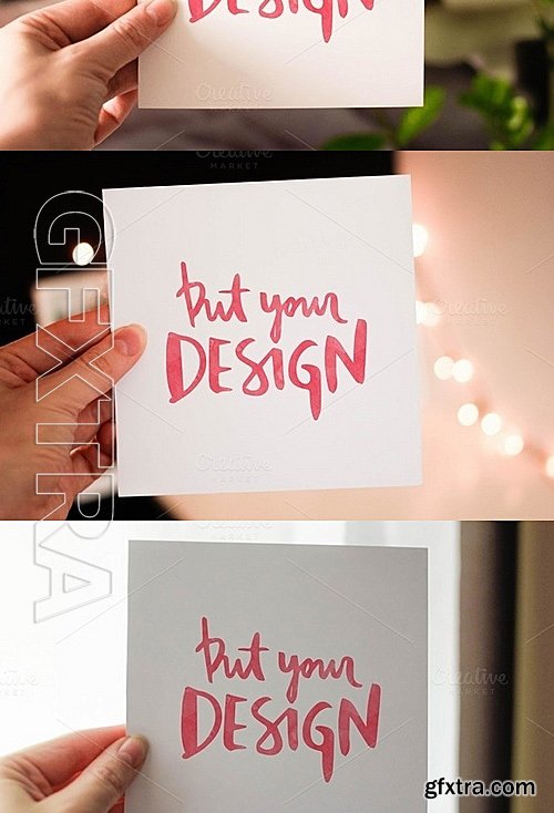 CM - 10 Square Invitation Mock Ups 632063