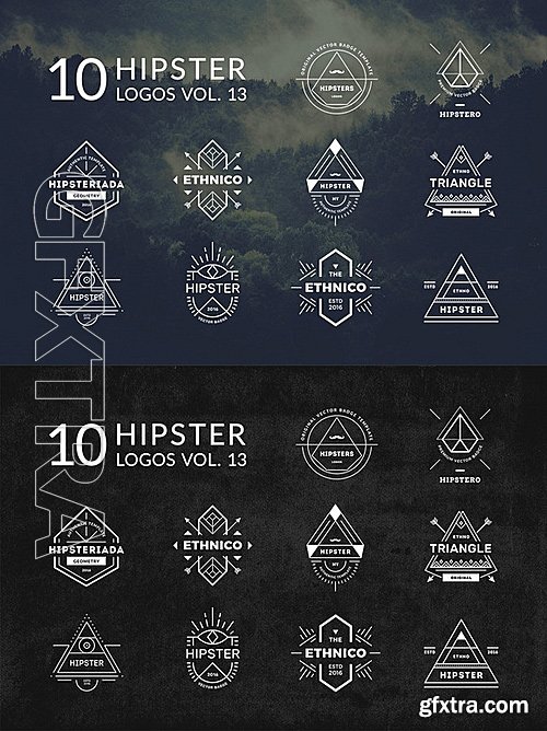 CM - 10 Hipster Logos Vol 13 637229