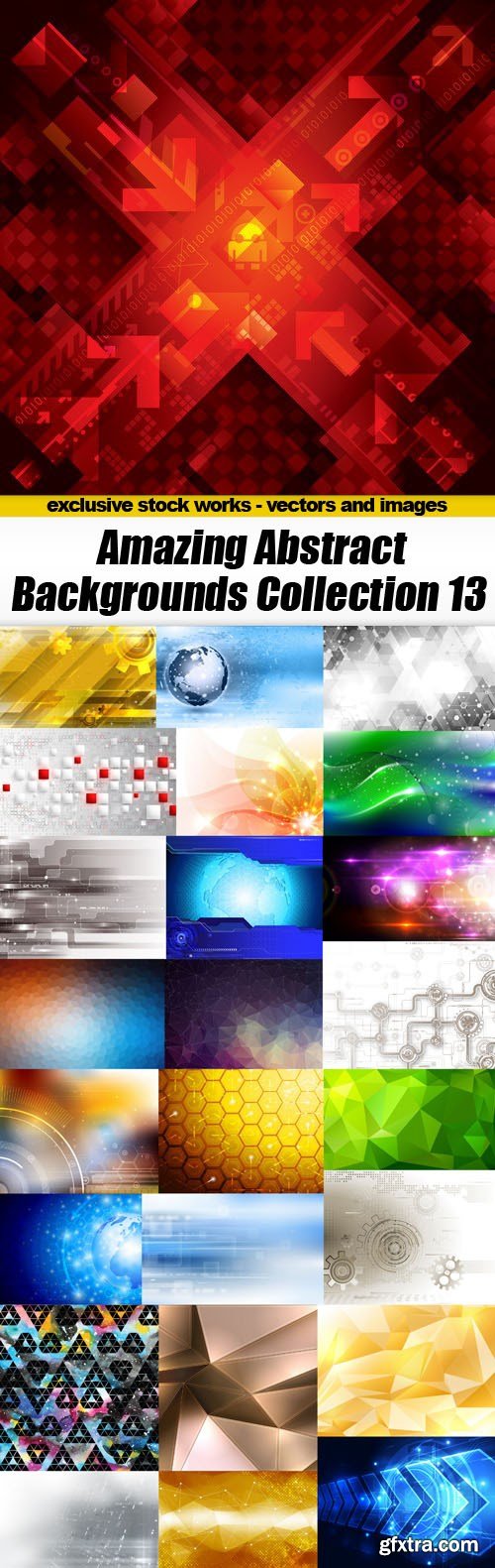 Amazing Abstract Backgrounds Collection 13 - 25xEPS