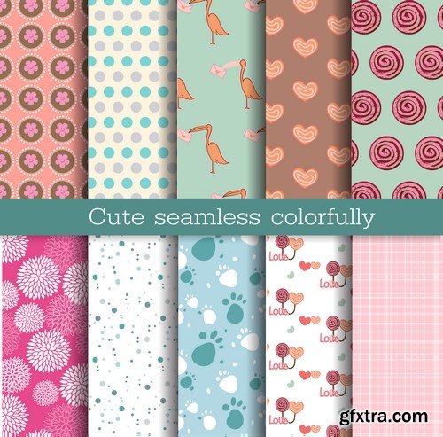 Amazing Pattern Background Collection 3 - 15xEPS