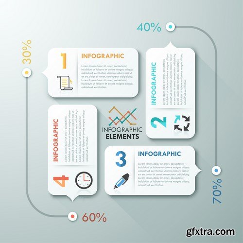 Modern Infographics 4 - 25xEPS