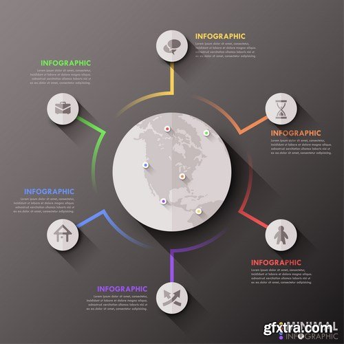 Modern Infographics 4 - 25xEPS